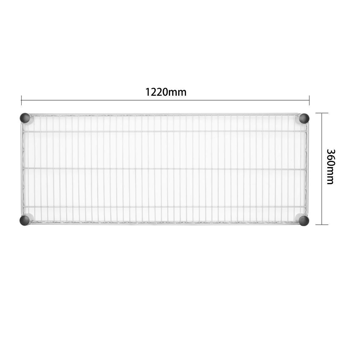 Vogue stalen draad wandplank 1220mm