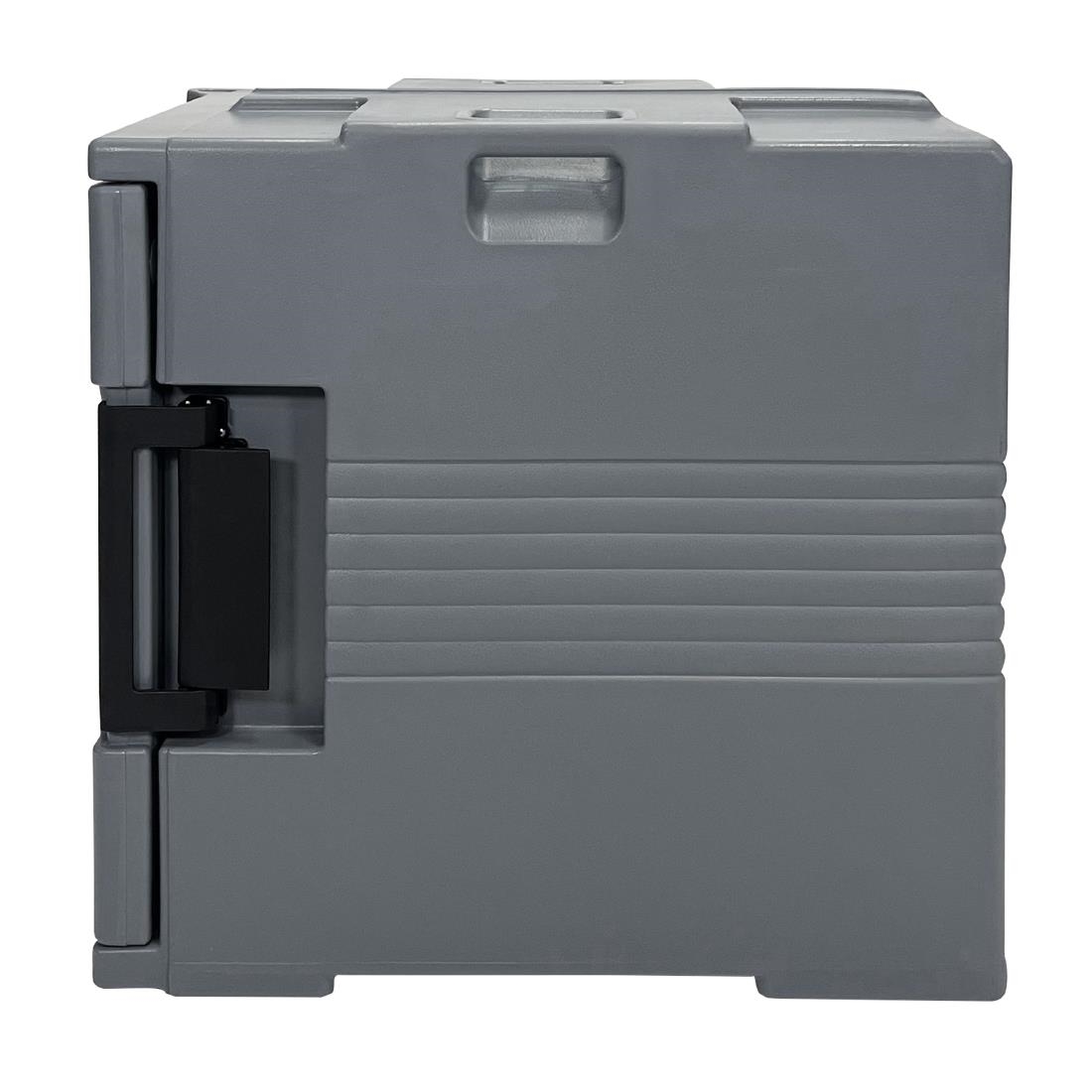 Vogue Thermo-Box 600 Voorlader Box Zwart Voor GN Bak Afmeting - 465X610x630mm