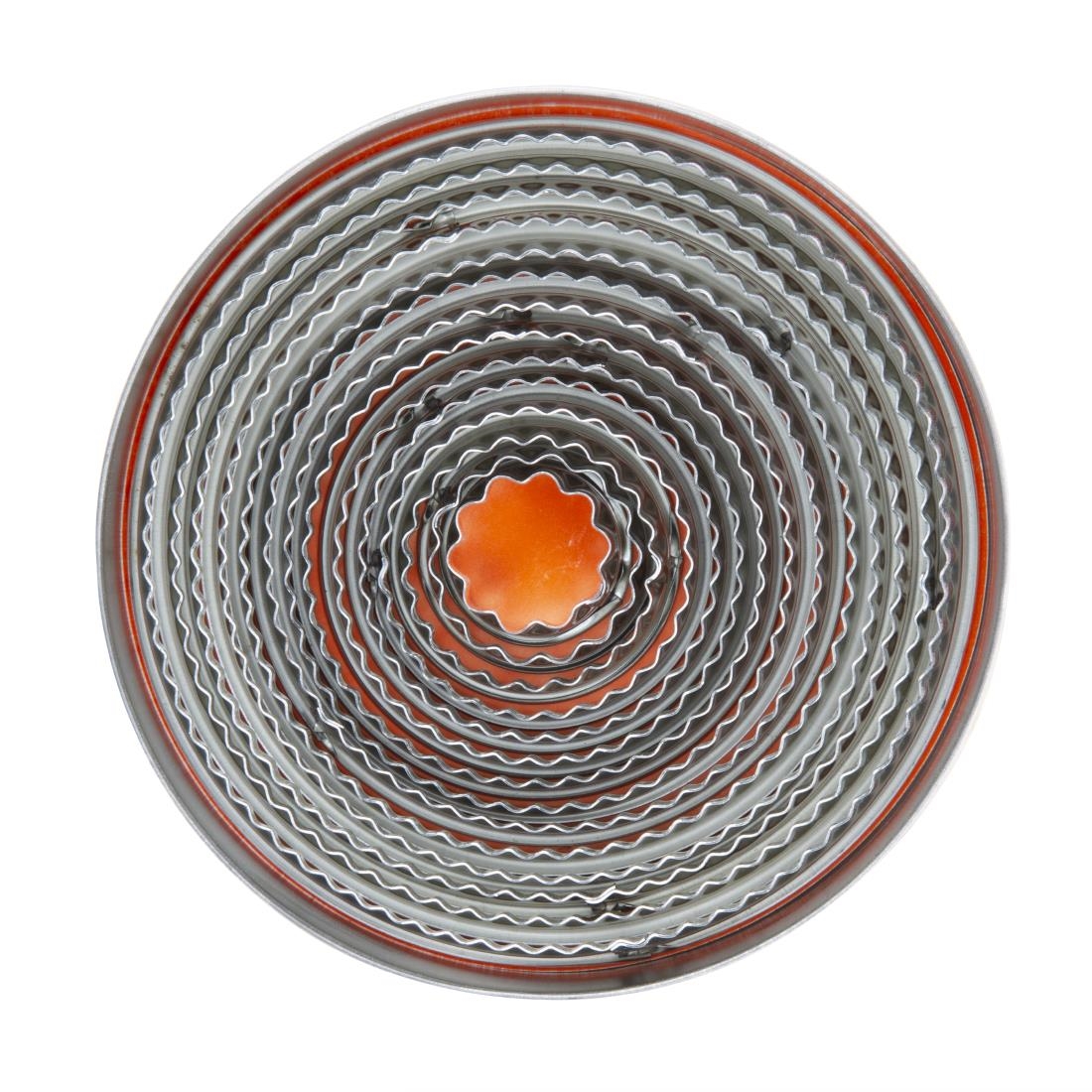 Vogue uitsteekvormen set rond golvend (11 stuks)