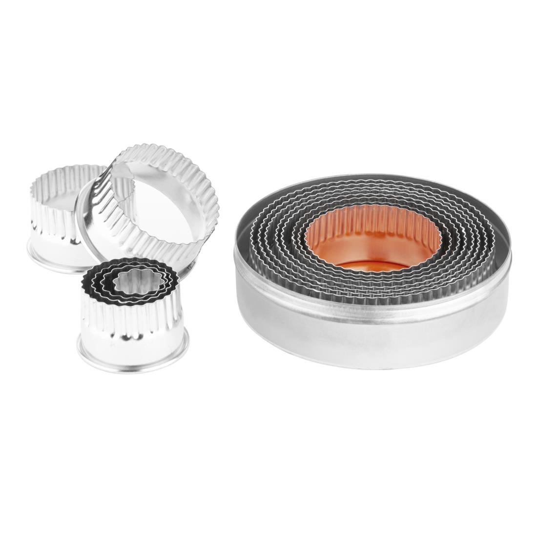 Vogue uitsteekvormen set rond golvend (11 stuks)