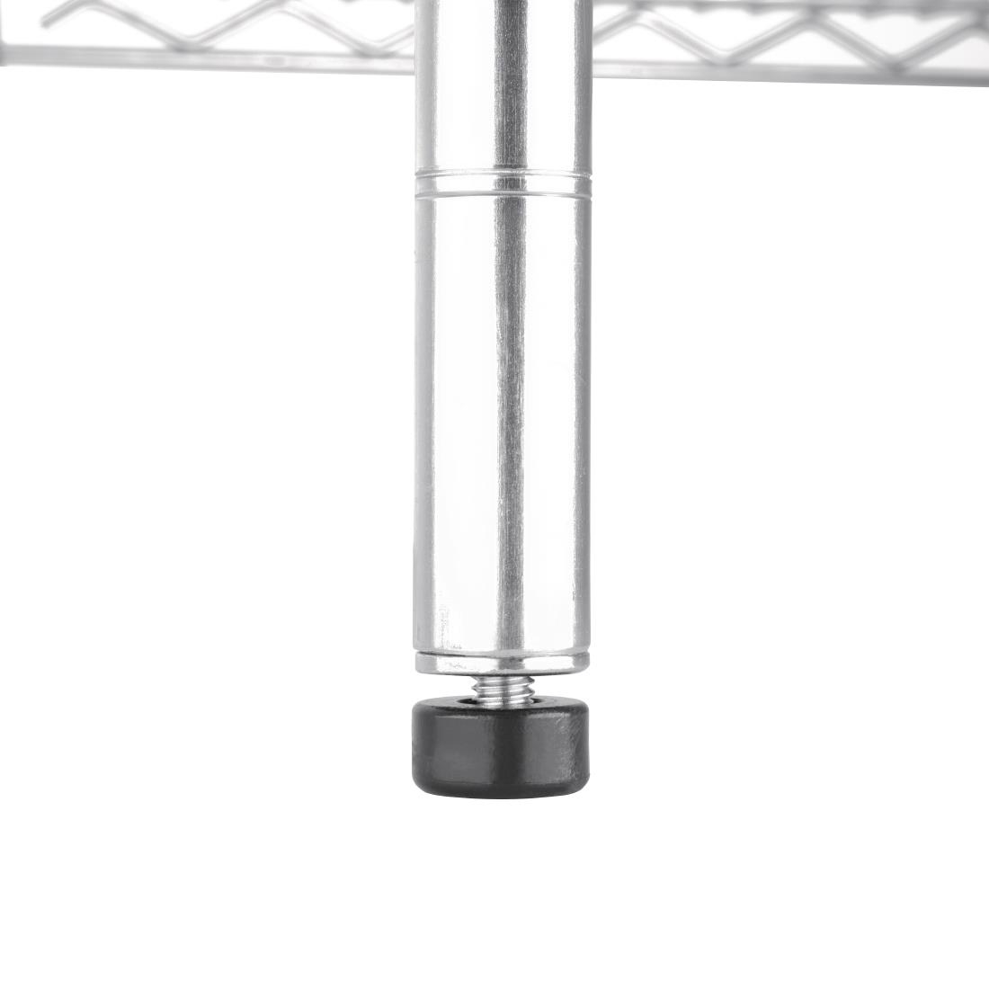 Vogue voorraadrek met 4 schappen 122x61cm
