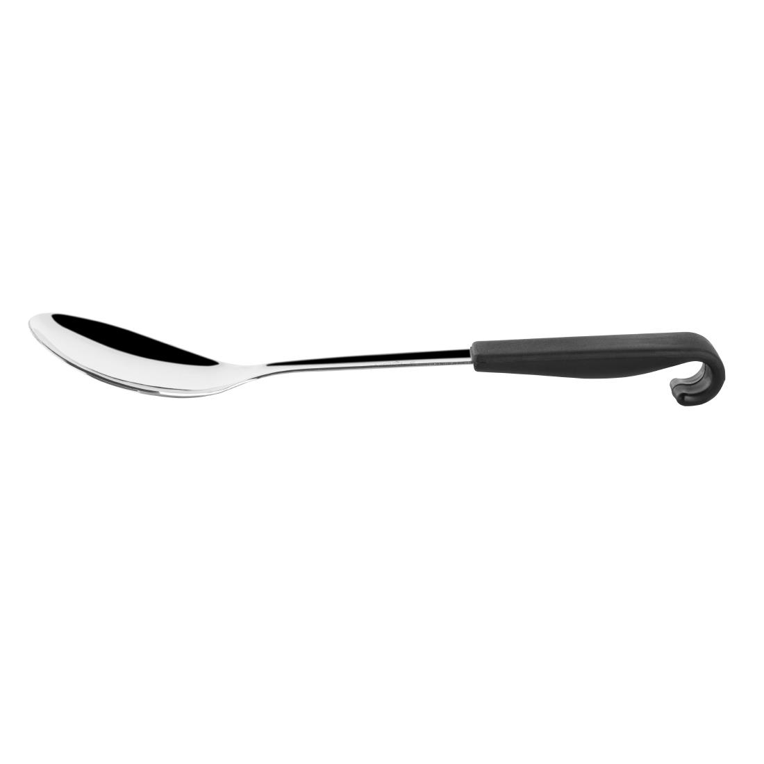 Vogue zwarte serveerlepel met handvat 340mm