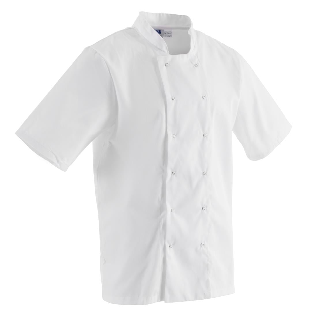 Whites Boston Unisex Koksbuis Wit M (5 stuks)