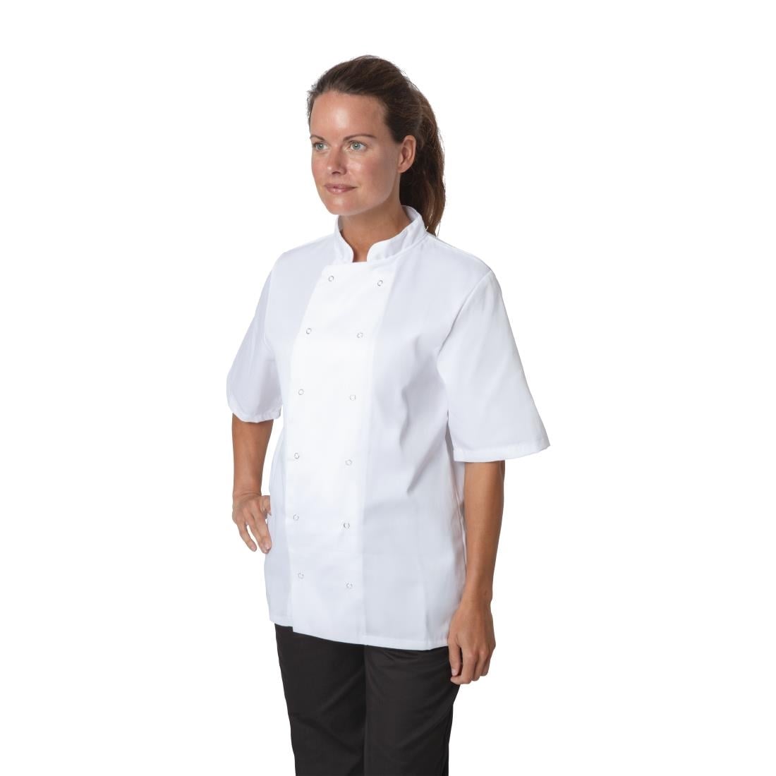 Whites Boston Unisex Koksbuis Wit M (5 stuks)