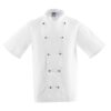 Whites Chicago unisex koksbuis korte mouw wit L