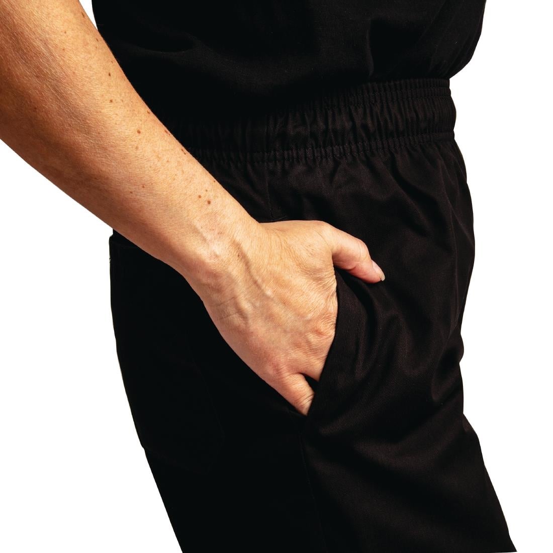 Whites Easyfit Teflon unisex koksbroek zwart L