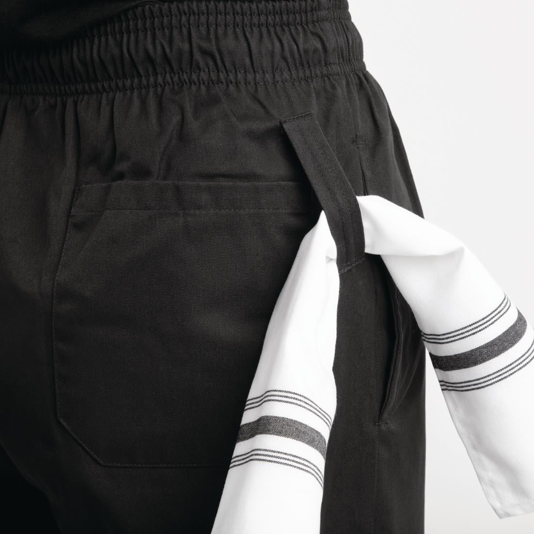 Whites Easyfit Teflon unisex koksbroek zwart L