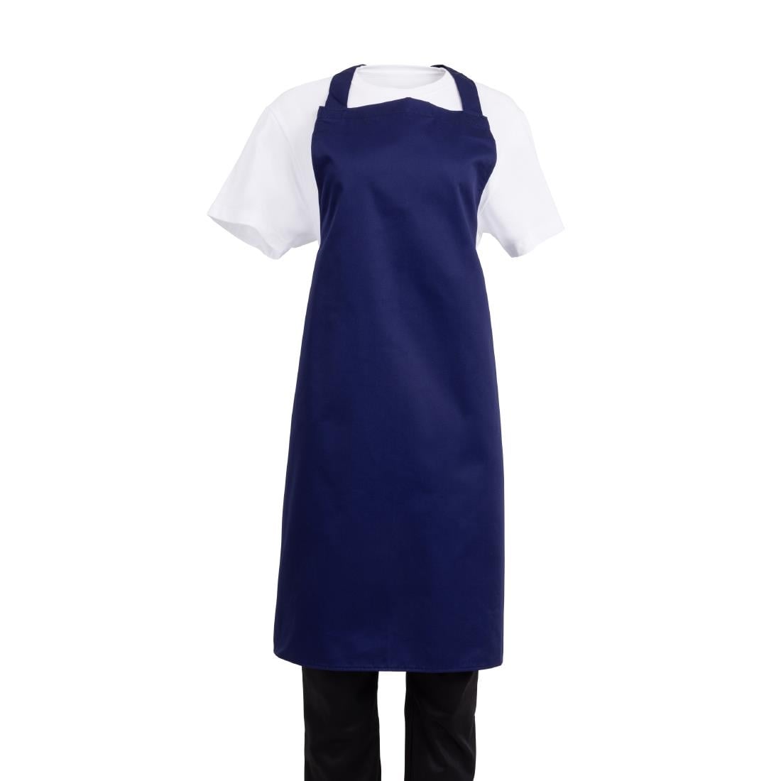 Whites halterschort donkerblauw