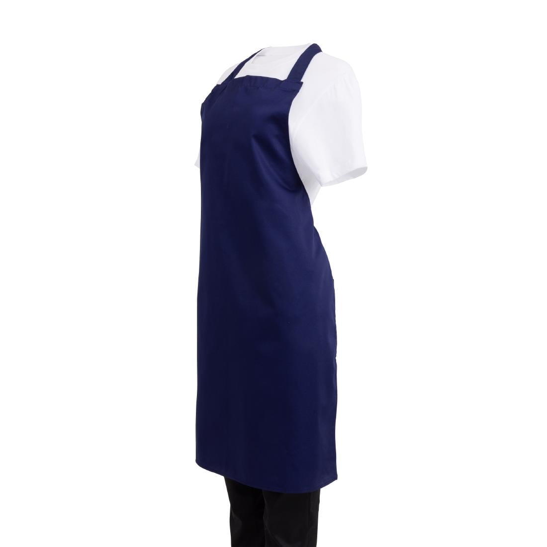 Whites halterschort donkerblauw
