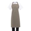 Whites halterschort polyester-katoen olijfgroen