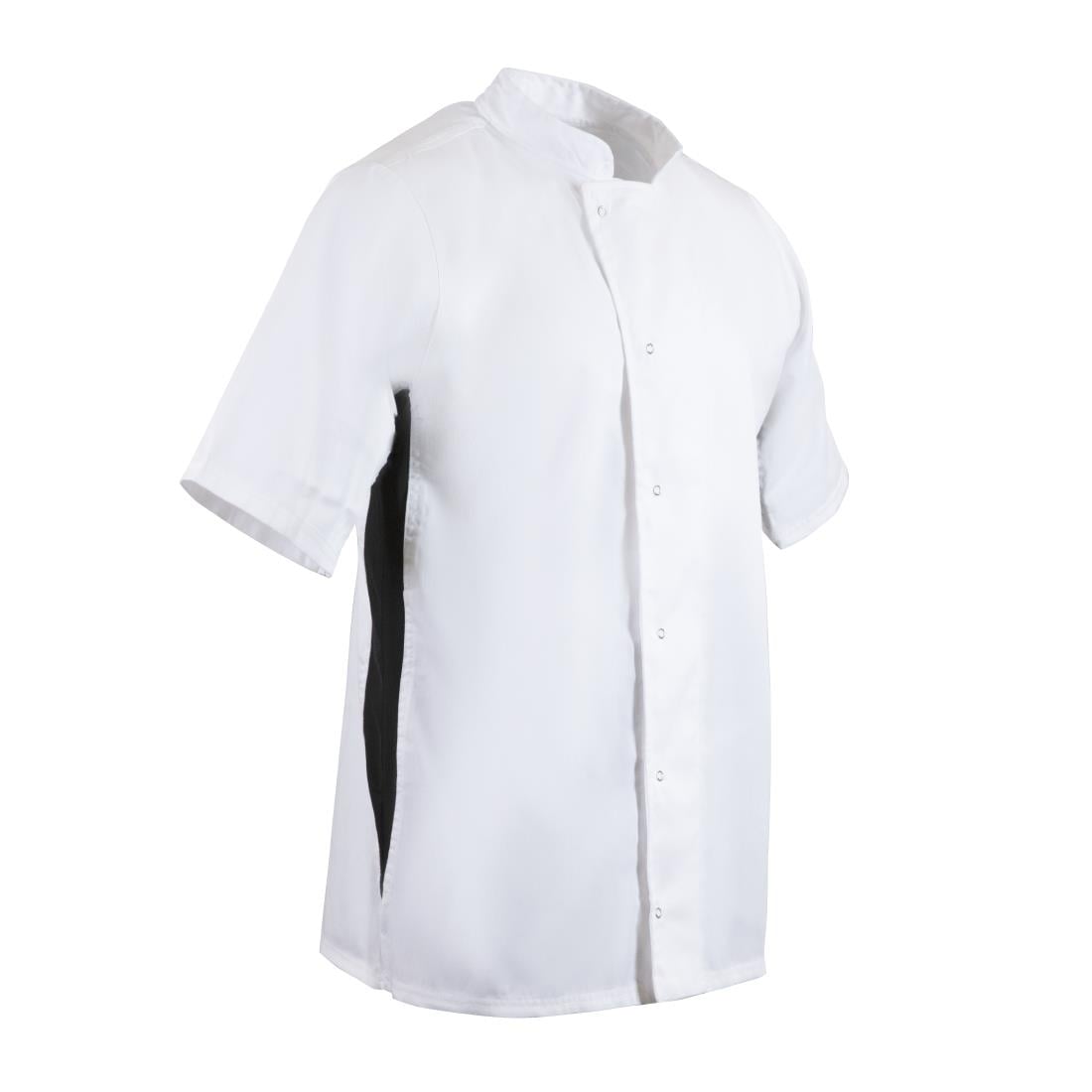 Whites Nevada koksbuis wit met zwart contrast M