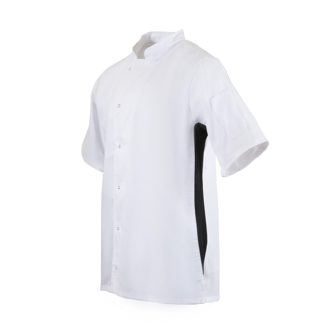 Whites Nevada koksbuis wit met zwart contrast M