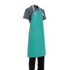 Whites PVC nylon halterschort groen