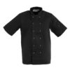 Whites Vegas unisex koksbuis korte mouw zwart 3XL