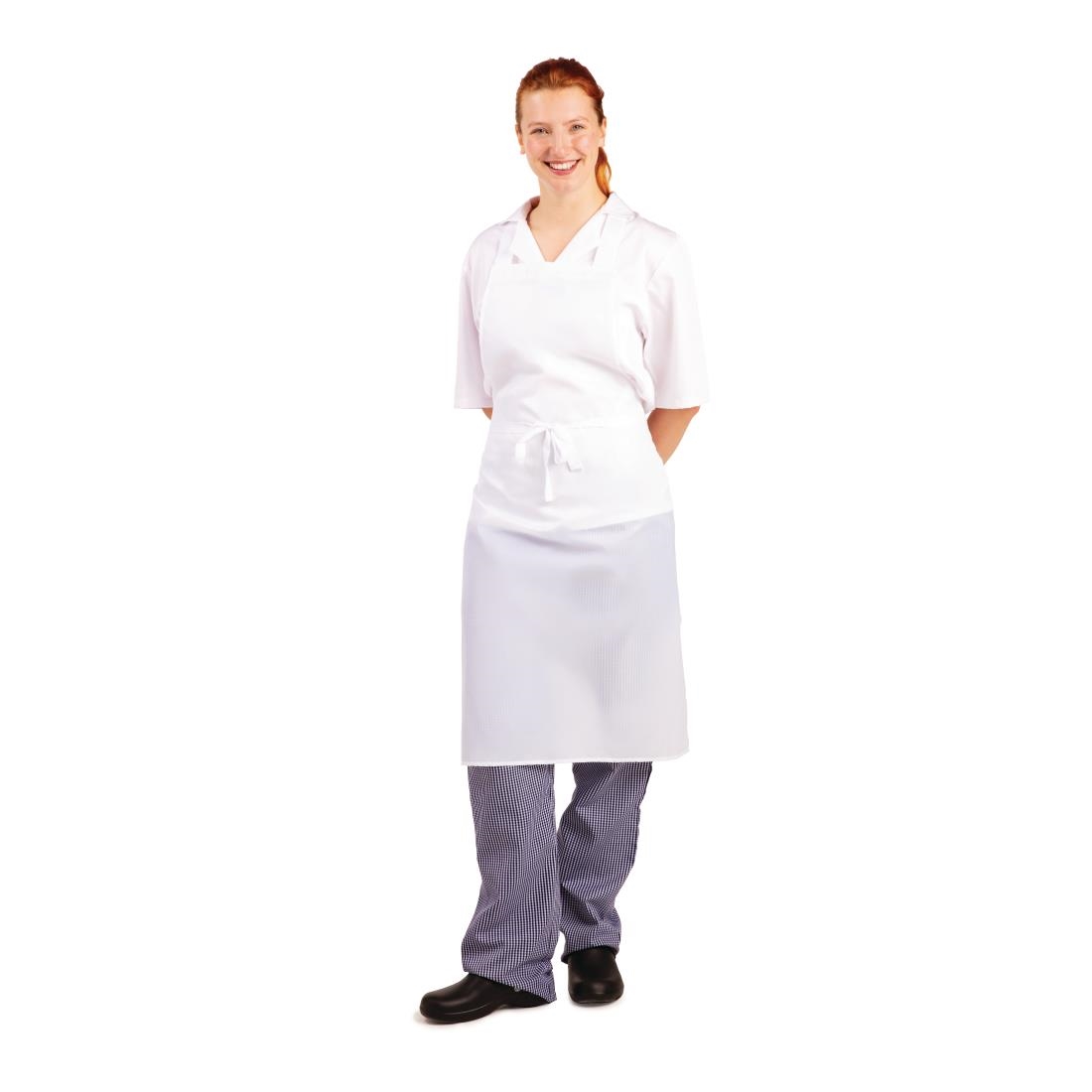 Whites waterdicht schort wit