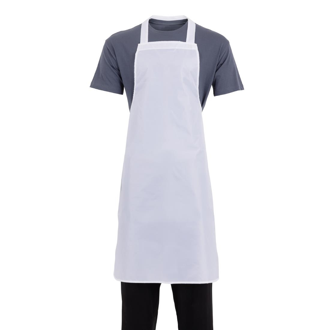 Whites waterdicht schort wit