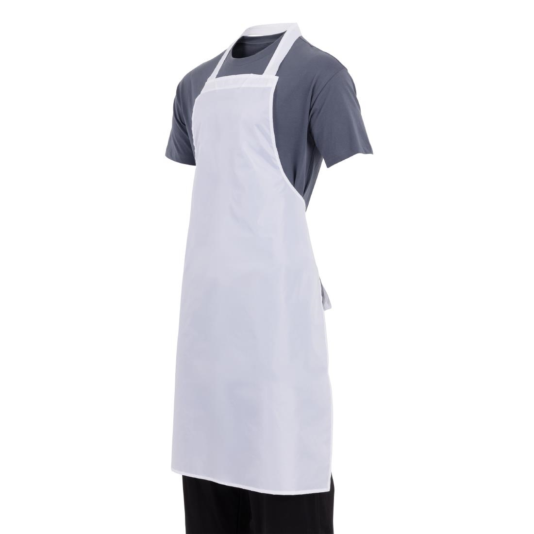 Whites waterdicht schort wit