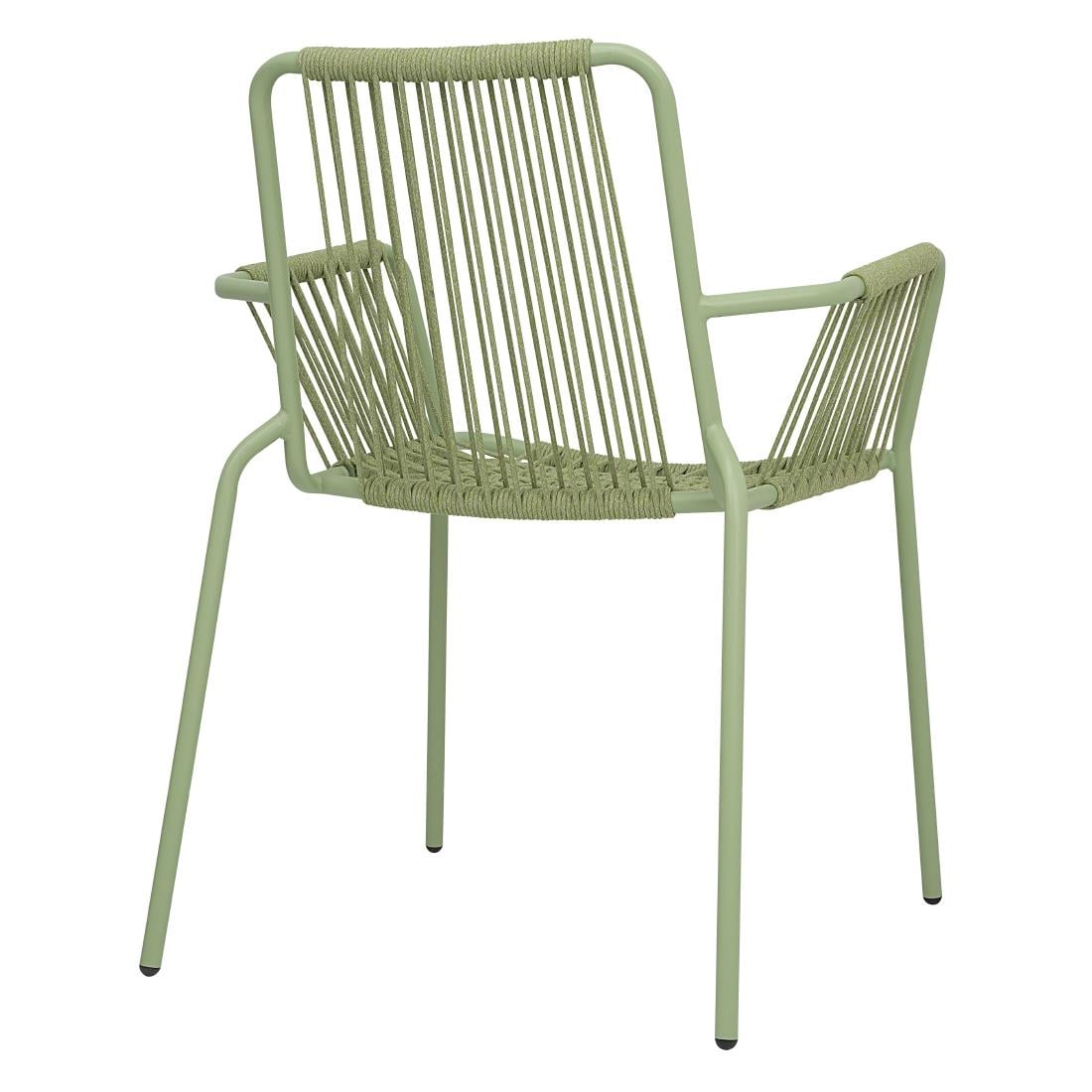 Bolero Melbourne Armstoelen Lichtgroen (4 stuks)