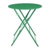 Bolero Perth bosgroene trottoirstijl ronde tafel 600 mm