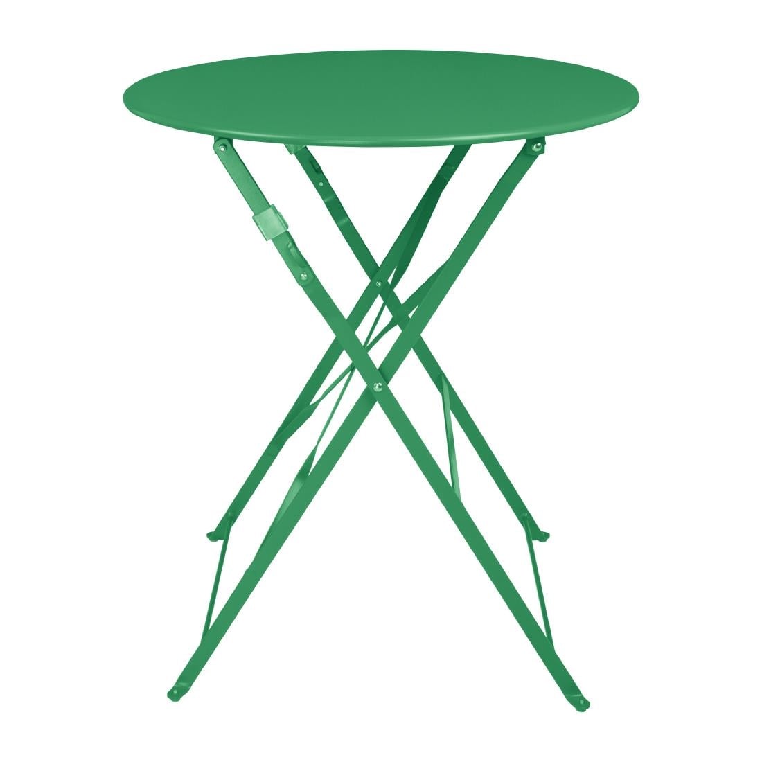 Bolero Perth bosgroene trottoirstijl ronde tafel 600 mm