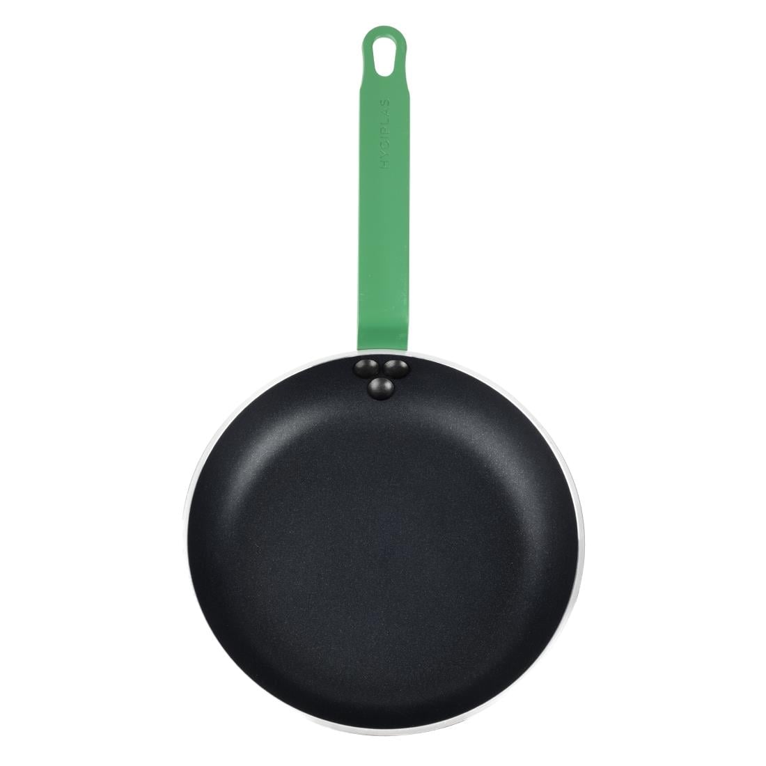 Hygiplas aluminium koekenpan Teflon anti-aanbaklaag Platinum Plus groen 24cm