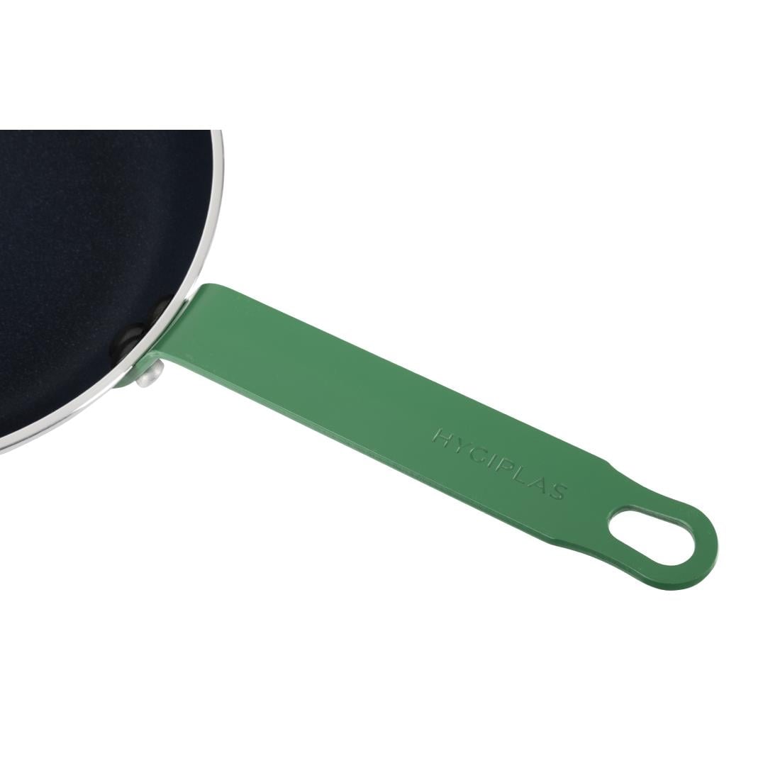 Hygiplas aluminium koekenpan Teflon anti-aanbaklaag Platinum Plus groen 24cm