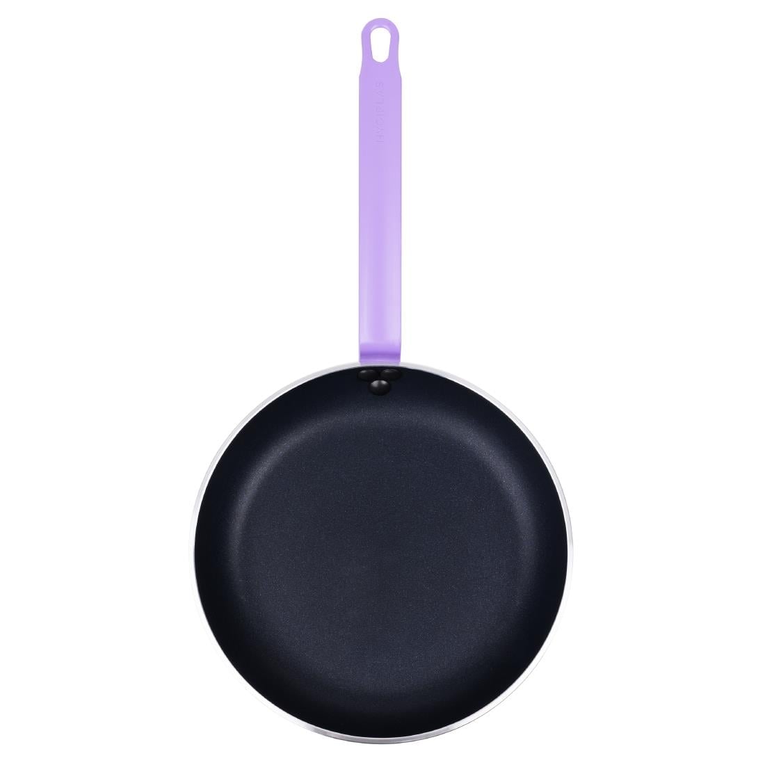 Hygiplas aluminium koekenpan Teflon Platinum Plus anti-aanbaklaag paars 28cm