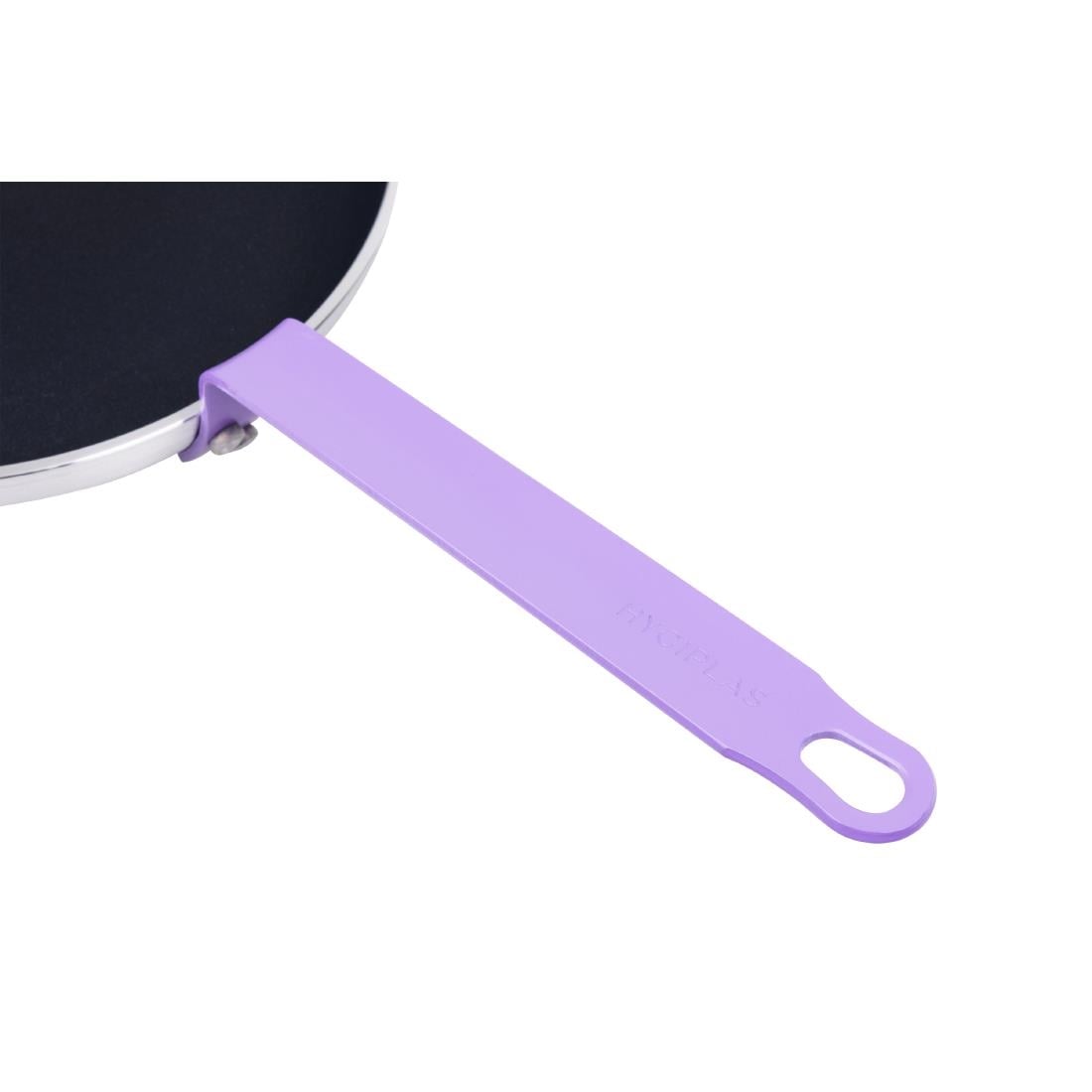 Hygiplas aluminium koekenpan Teflon Platinum Plus anti-aanbaklaag paars 28cm