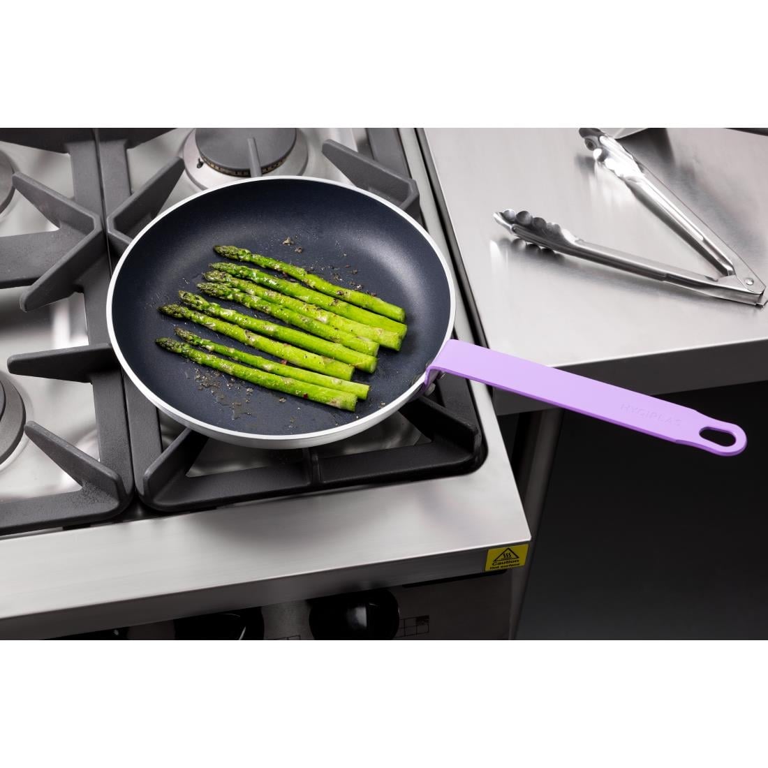 Hygiplas aluminium koekenpan Teflon Platinum Plus anti-aanbaklaag paars 28cm
