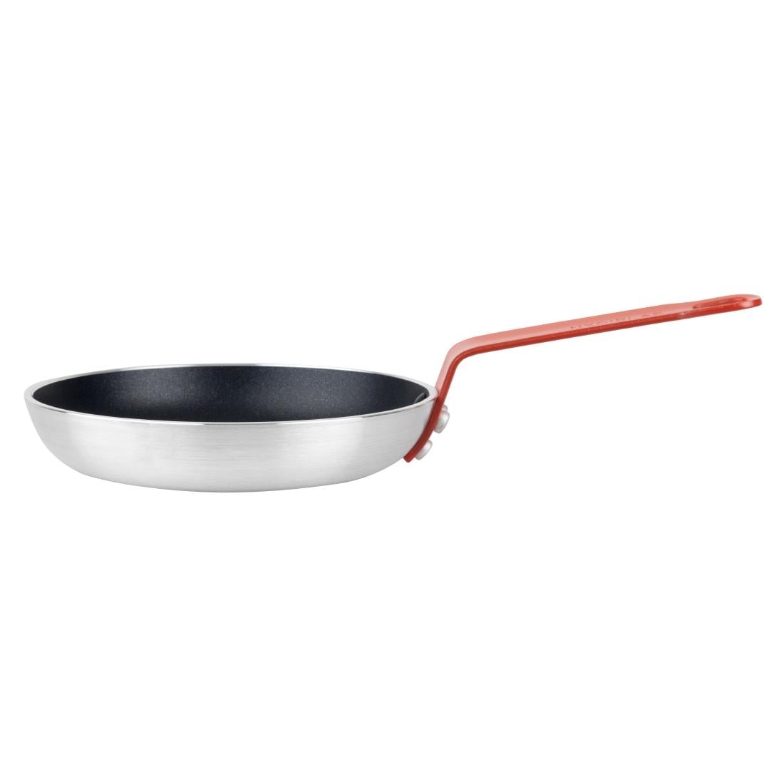 Hygiplas aluminium koekenpan Teflon Platinum Plus anti-aanbaklaag rood 20cm