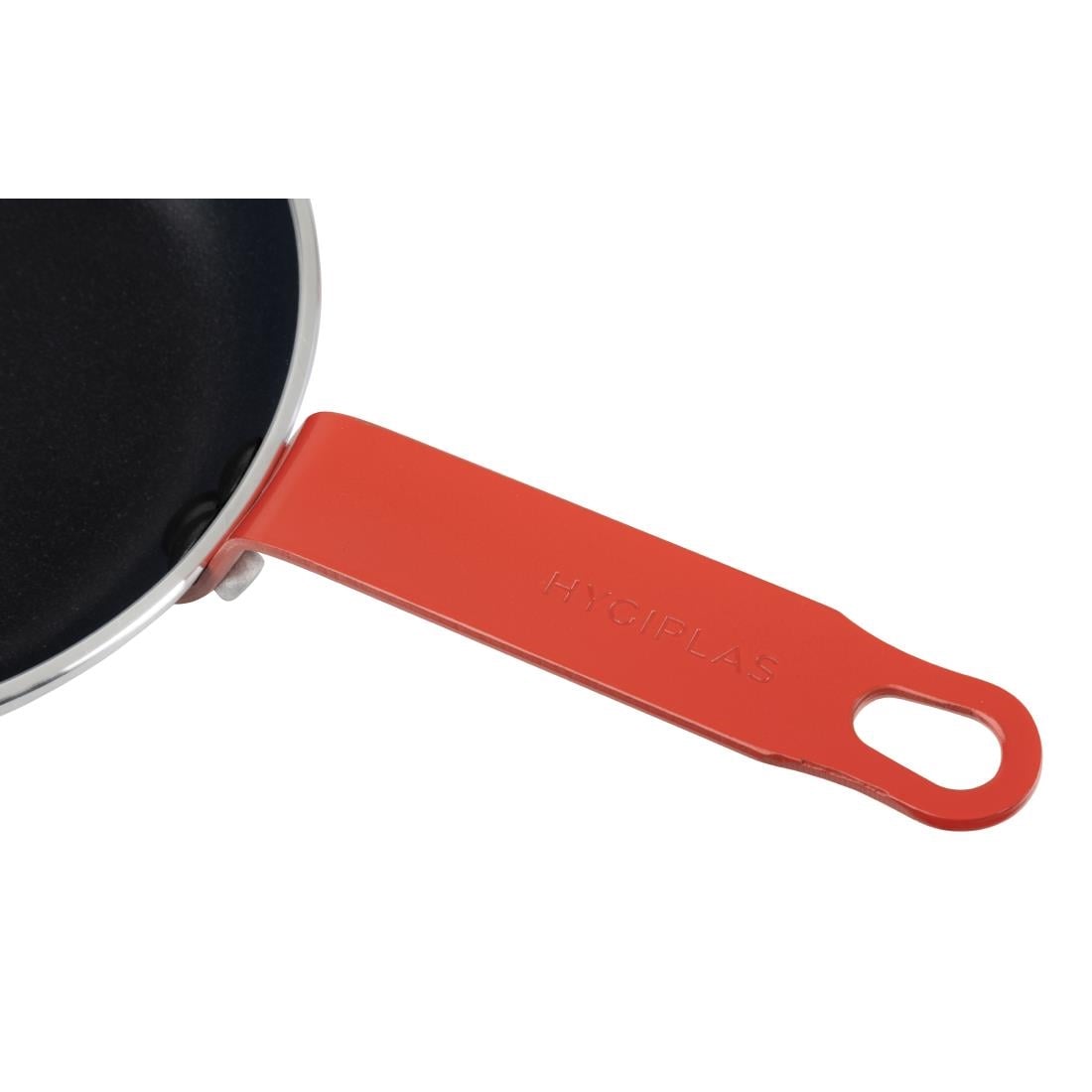 Hygiplas aluminium koekenpan Teflon Platinum Plus anti-aanbaklaag rood 20cm