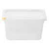 Hygiplas Click PP GN-bak 1/4 met deksel & 7 kleurclips 150 mm 3,7L (4 stuks)