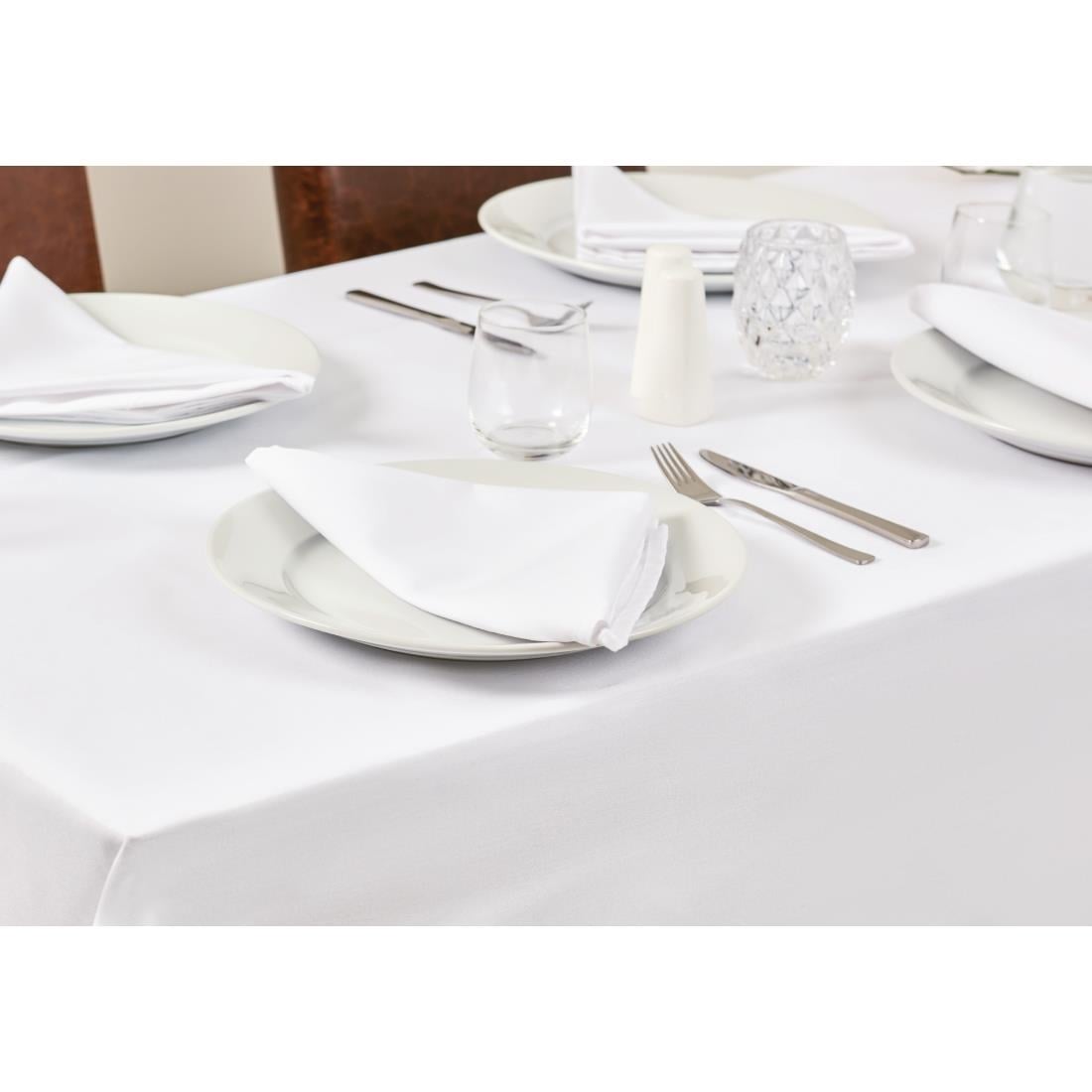 Mitre Essentials Occasions tafelkleed wit 1600 x 1600mm