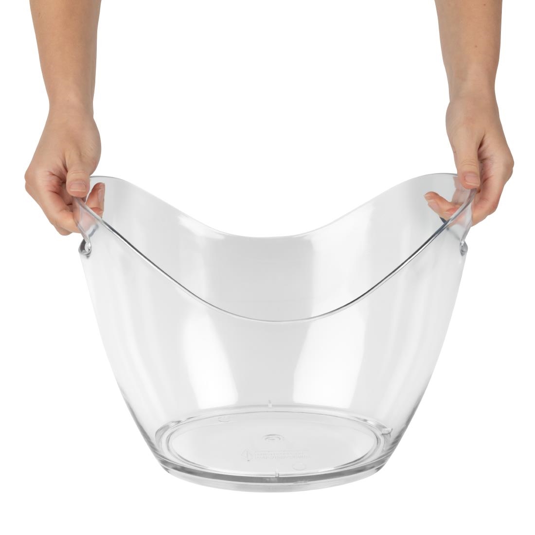 Beaumont Plastic Wine Cooler Transparant 8L