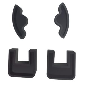 Buffalo rubber voetjes voor planeetmenger 10L (4 stuks)