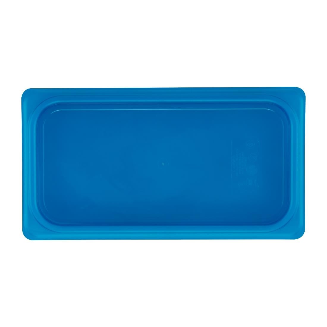 Cambro Safetrak IML polypropyleen afsluitdeksel blauw 1/3 GN