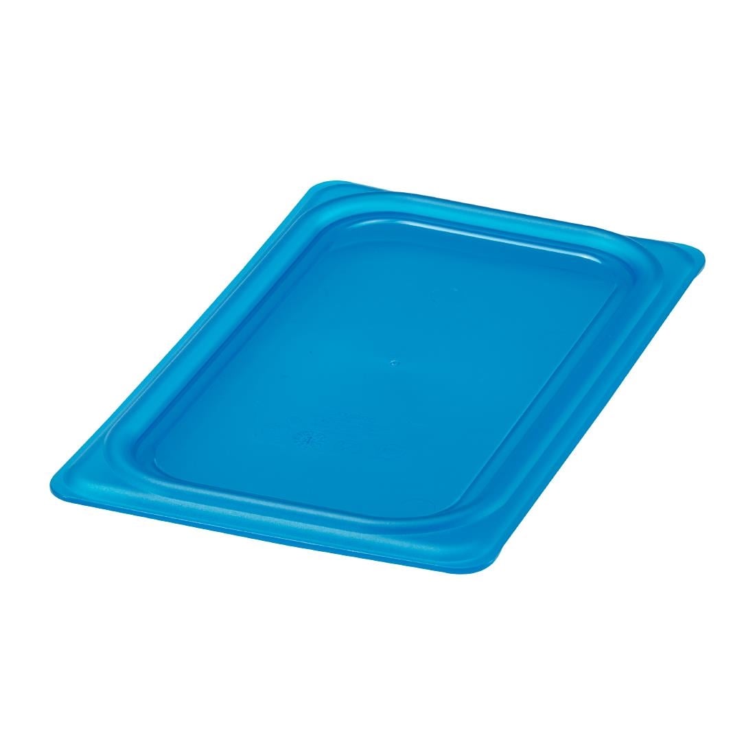 Cambro Safetrak IML polypropyleen afsluitdeksel blauw 1/4GN