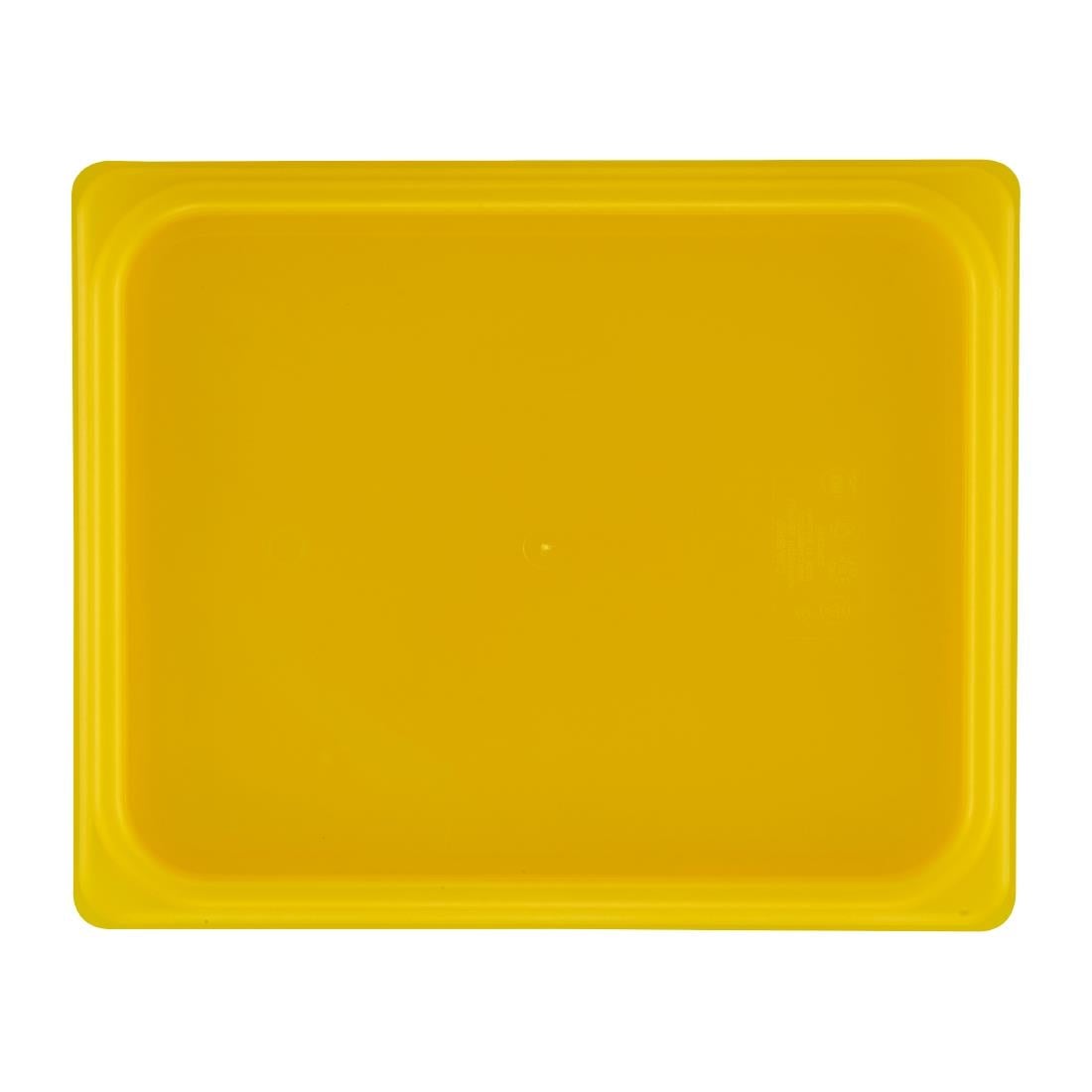 Cambro Safetrak IML polypropyleen afsluitdeksel geel 1/2GN