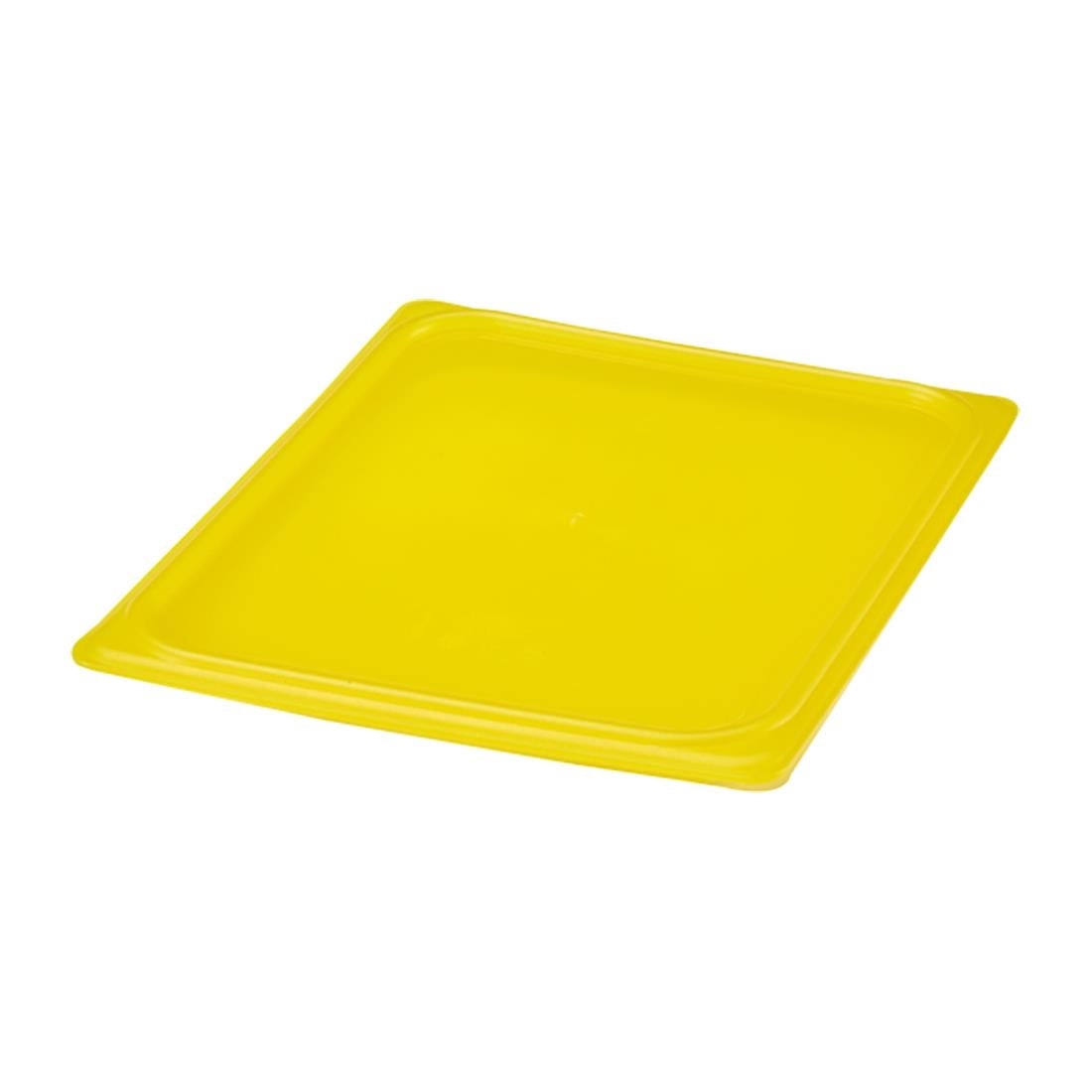 Cambro Safetrak IML polypropyleen afsluitdeksel geel 1/2GN
