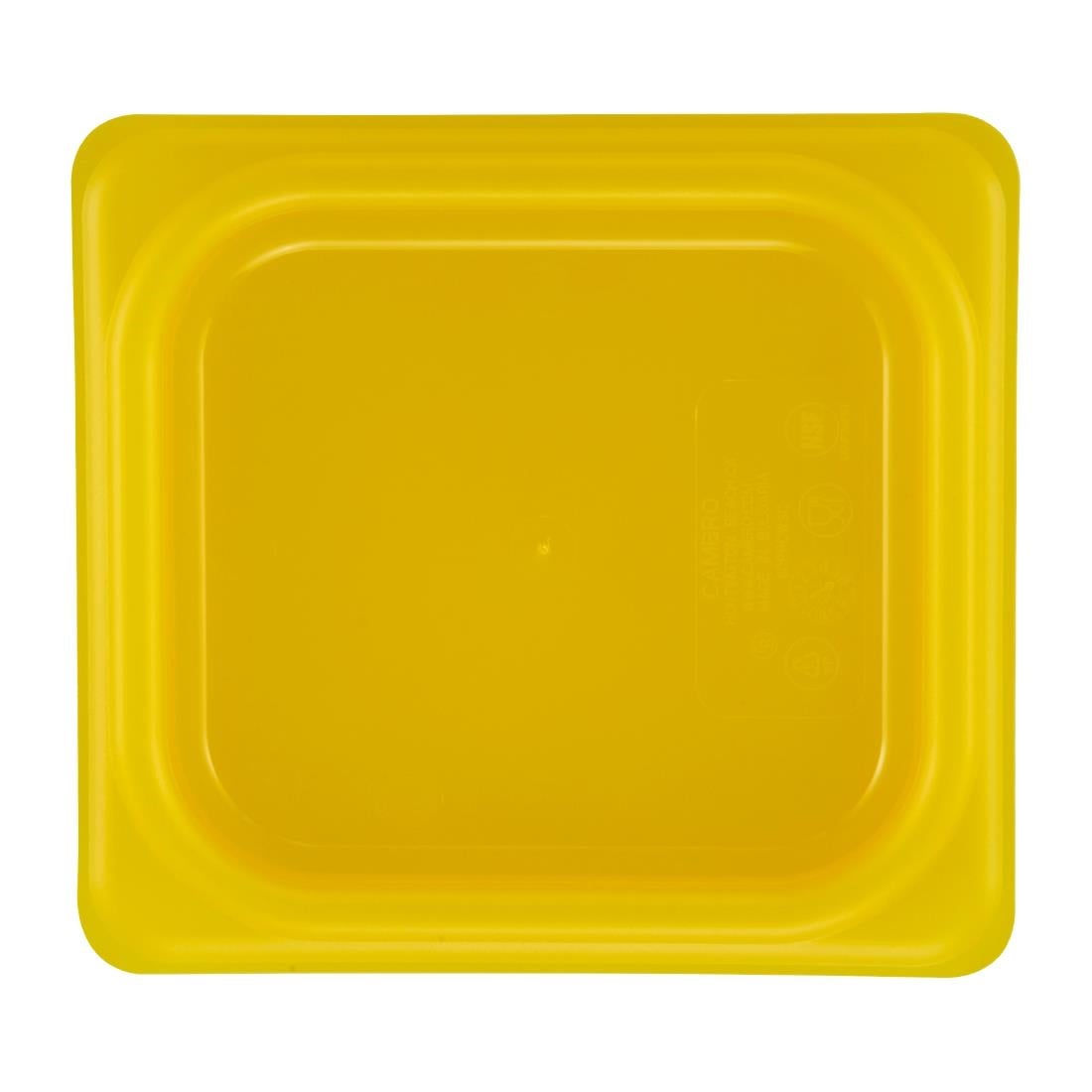 Cambro Safetrak IML polypropyleen afsluitdeksel geel 1/6 GN