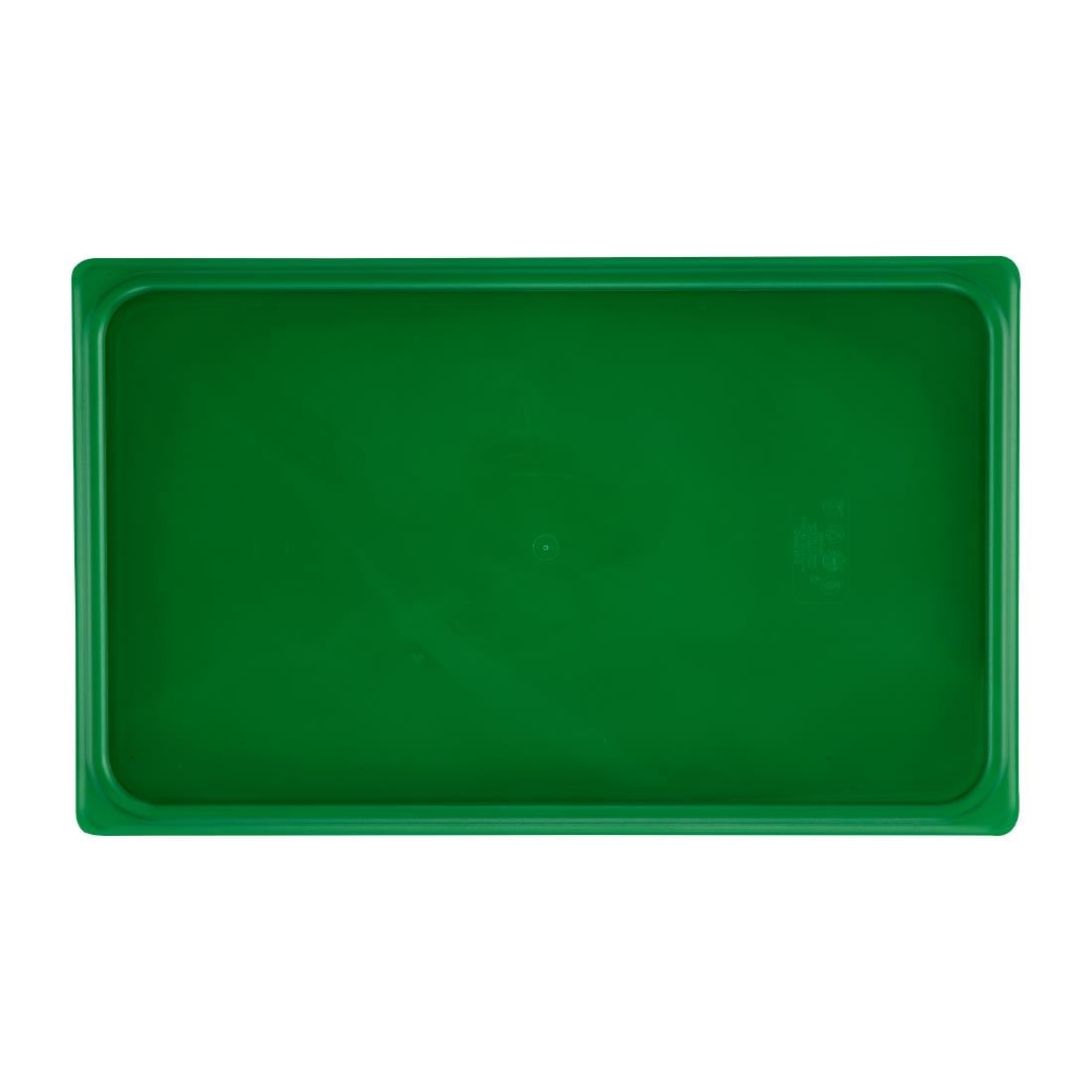Cambro Safetrak IML polypropyleen afsluitdeksel groen 1/1 GN