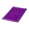 Cambro Safetrak IML polypropyleen afsluitdeksel paars 1/3 GN