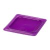 Cambro Safetrak IML polypropyleen afsluitdeksel paars 1/6 GN