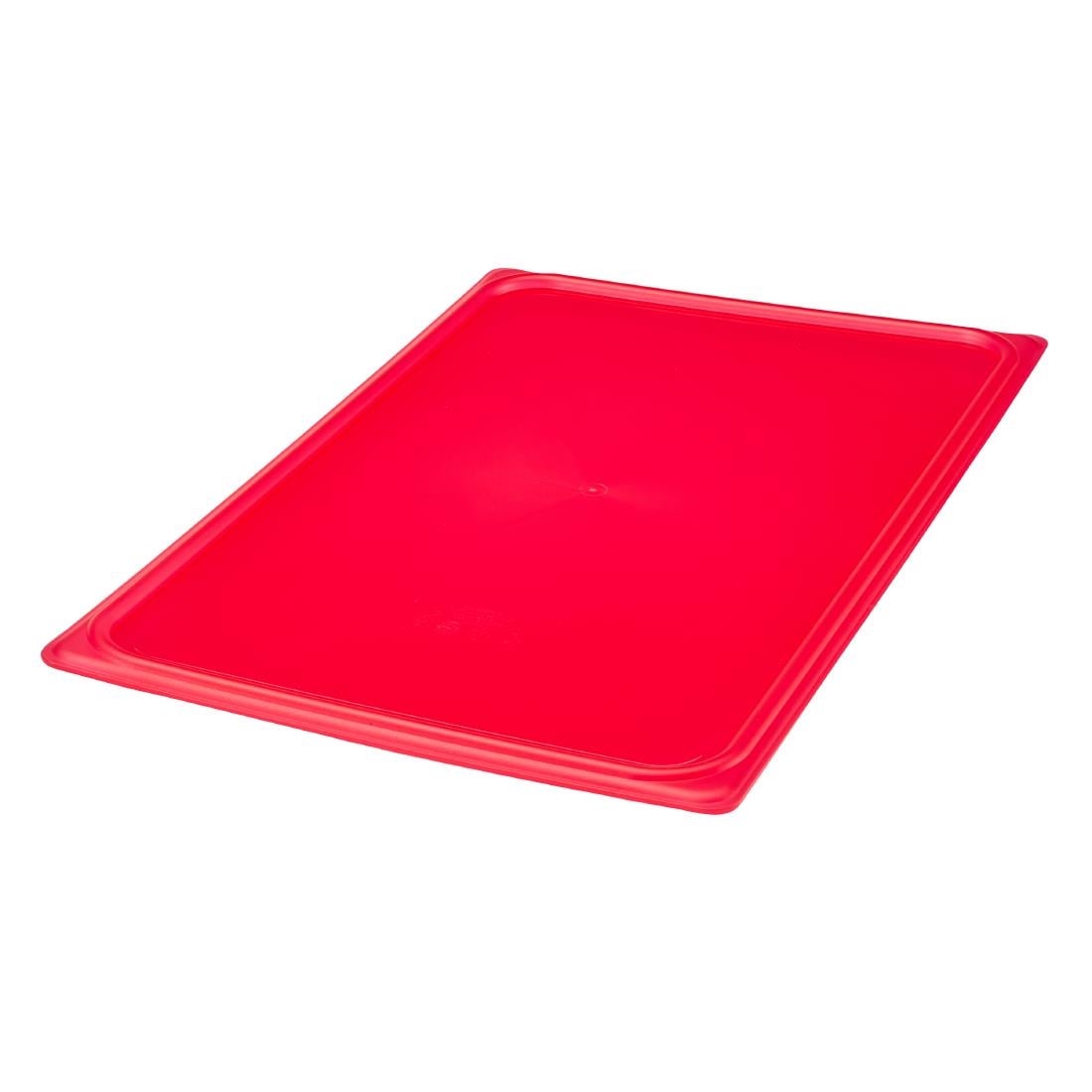 Cambro Safetrak IML polypropyleen afsluitdeksel rood 1/1 GN