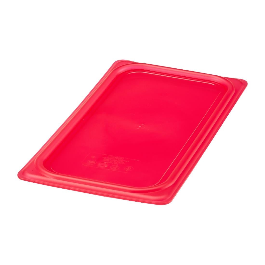 Cambro Safetrak IML polypropyleen afsluitdeksel rood 1/3GN