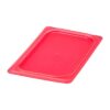 Cambro Safetrak IML polypropyleen afsluitdeksel rood 1/4 GN