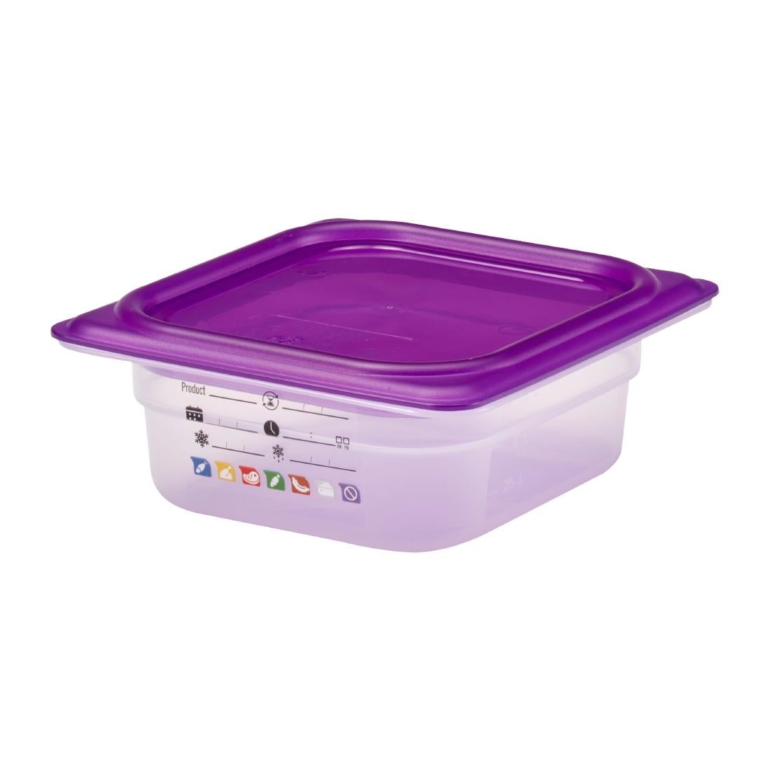 Cambro Safetrak IML polypropyleen voedselbewaarbak 65 mm 1/6 GN