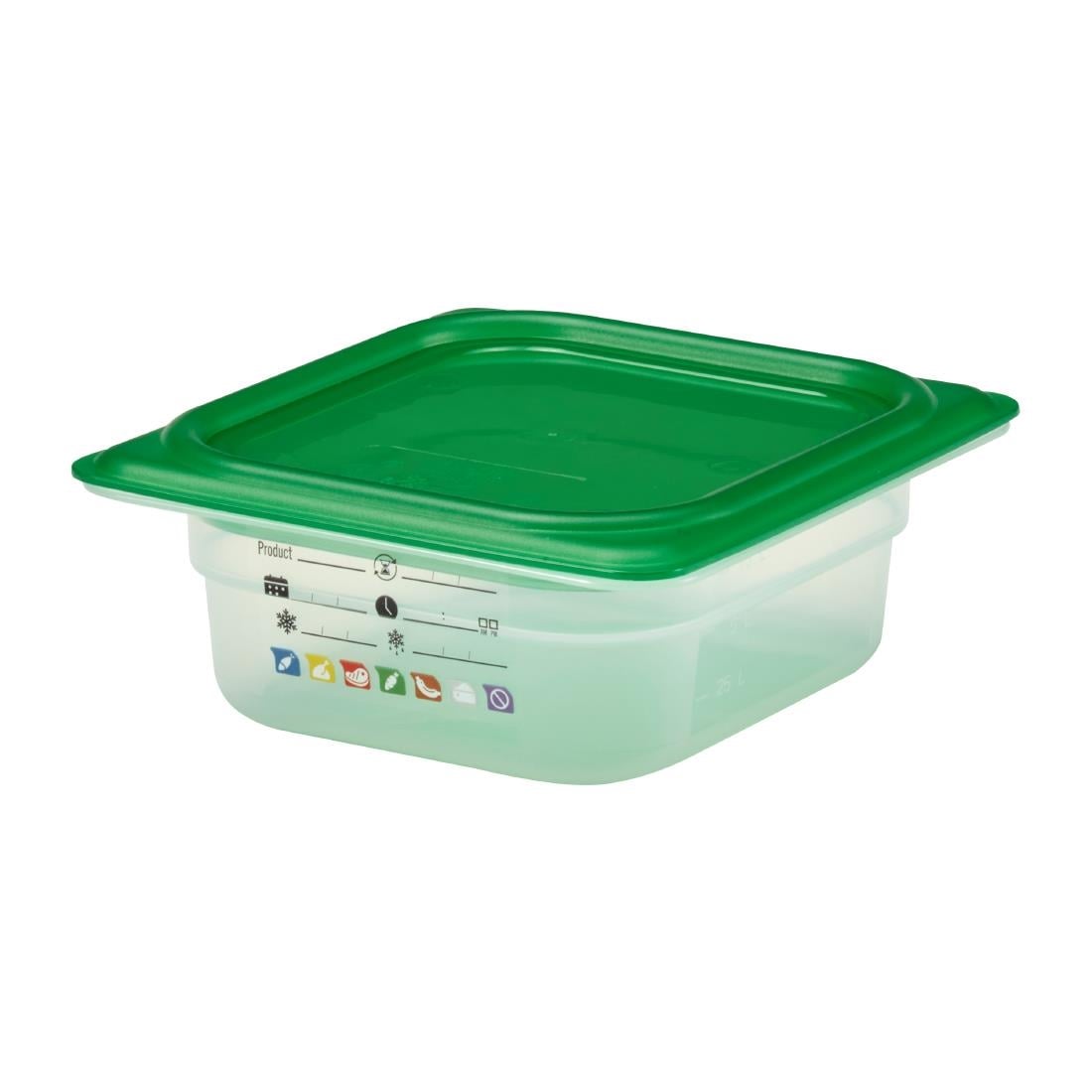 Cambro Safetrak IML polypropyleen voedselbewaarbak 65 mm 1/6 GN