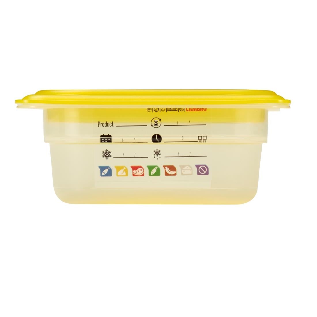 Cambro Safetrak IML polypropyleen voedselbewaarbak 65 mm 1/6 GN