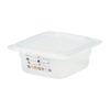 Cambro Safetrak IML polypropyleen voedselbewaarbak 65 mm 1/6 GN